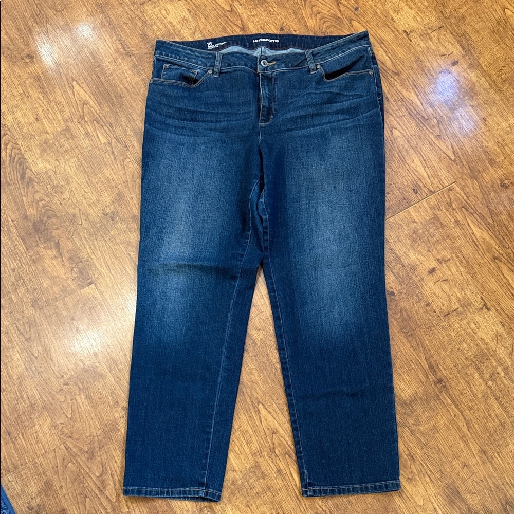 Liz Claiborne Girlfriend Jeans size 16 in EUC!